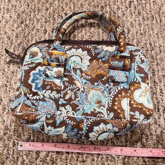 Vera Bradley Java Blue Hand Bag Purse - Picture 4 of 4